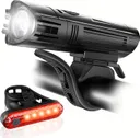 Ascher Ultra Bright USB Rechargeable Bike Light Set