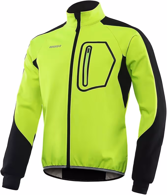 BERGRISAR Thermal Softshell Cycling Jacket by BERGRISAR