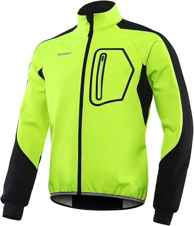 BERGRISAR Thermal Softshell Cycling Jacket