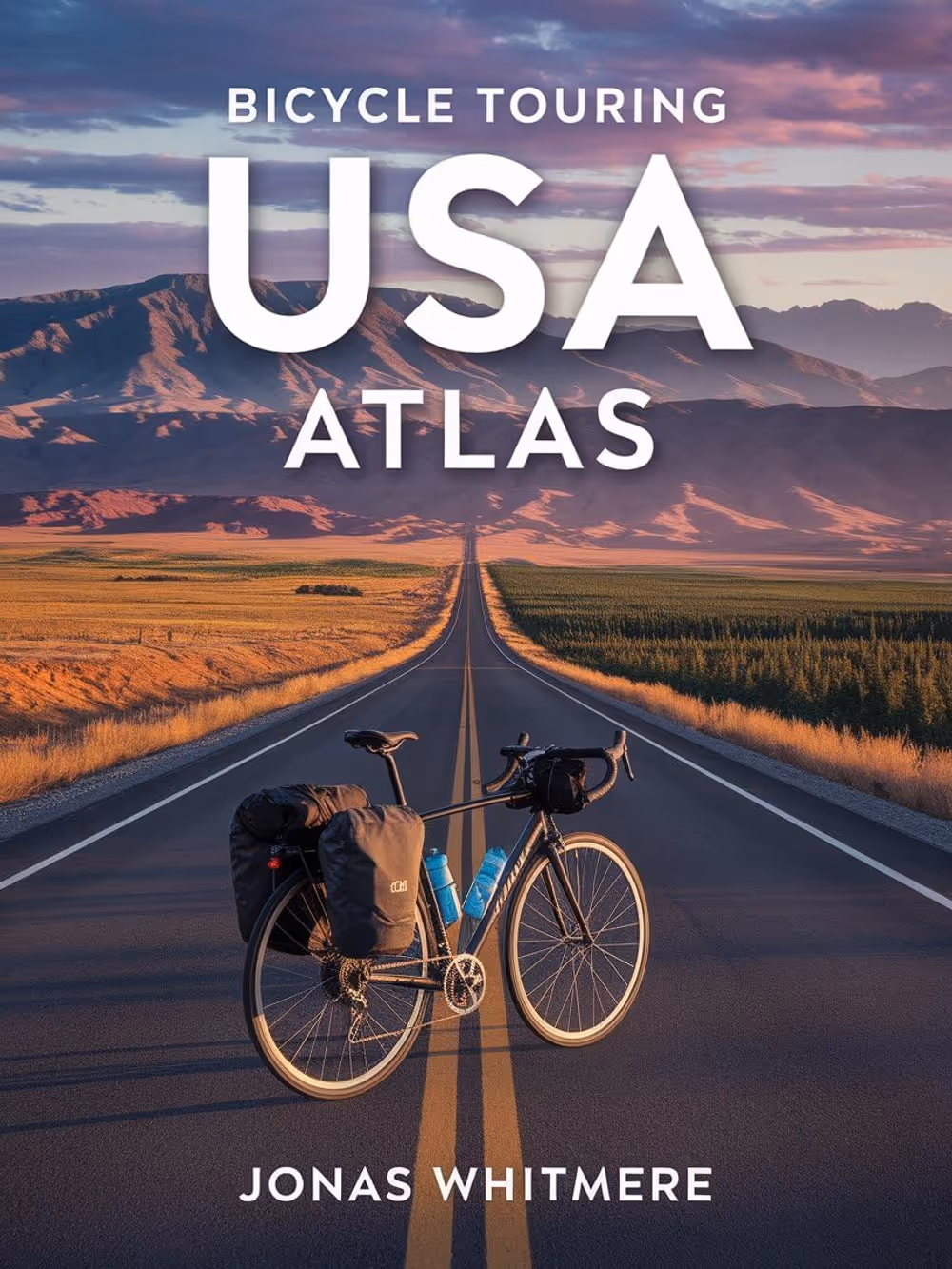 Product shot of Bicycle Touring USA Atlas (Kindle) by USA Cycling