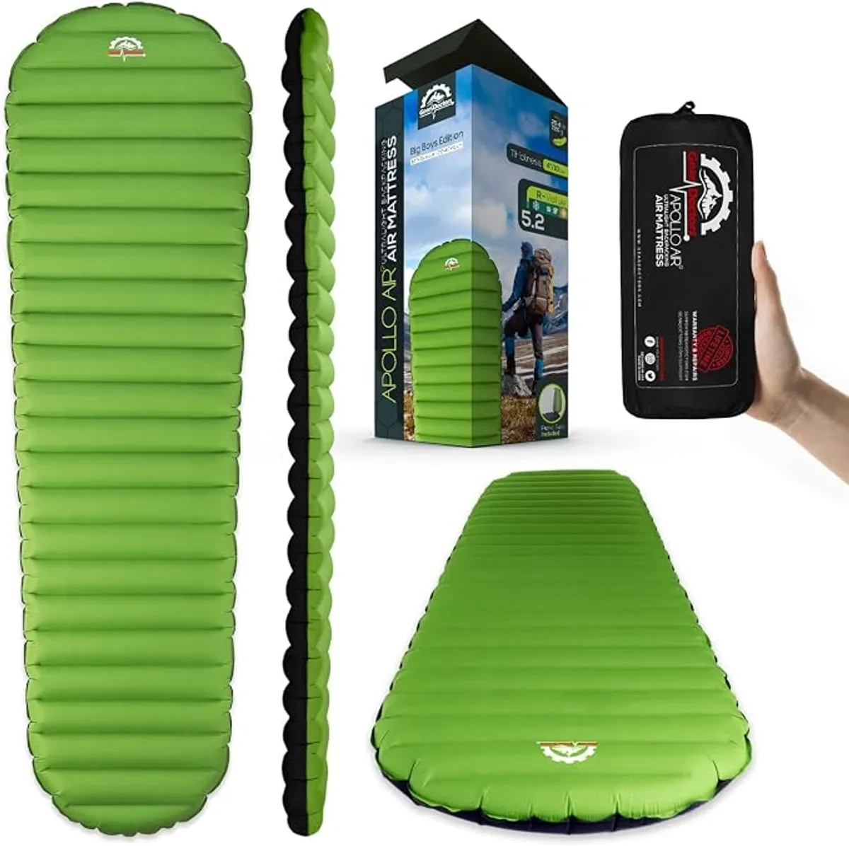 Gear Doctors ApolloAir Sleeping Pad (R5.2), our top pick in The Best Sleeping Pads for Bikepacking (2026)