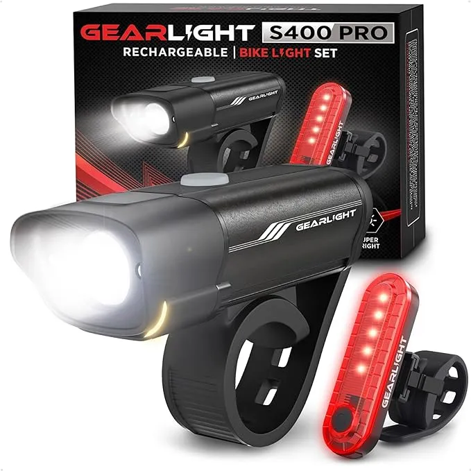 GearLight Rechargeable Bike Lights
