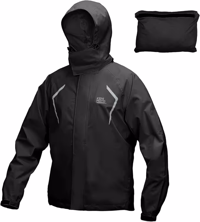 KEMIMOTO Packable Rain Jacket by KEMIMOTO