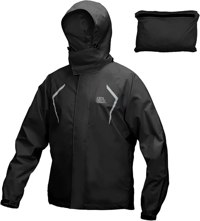KEMIMOTO Packable Rain Jacket