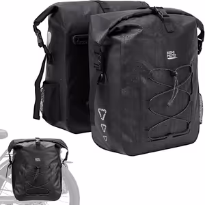 KEMIMOTO Waterproof Bike Pannier 2-Pack (60L)
