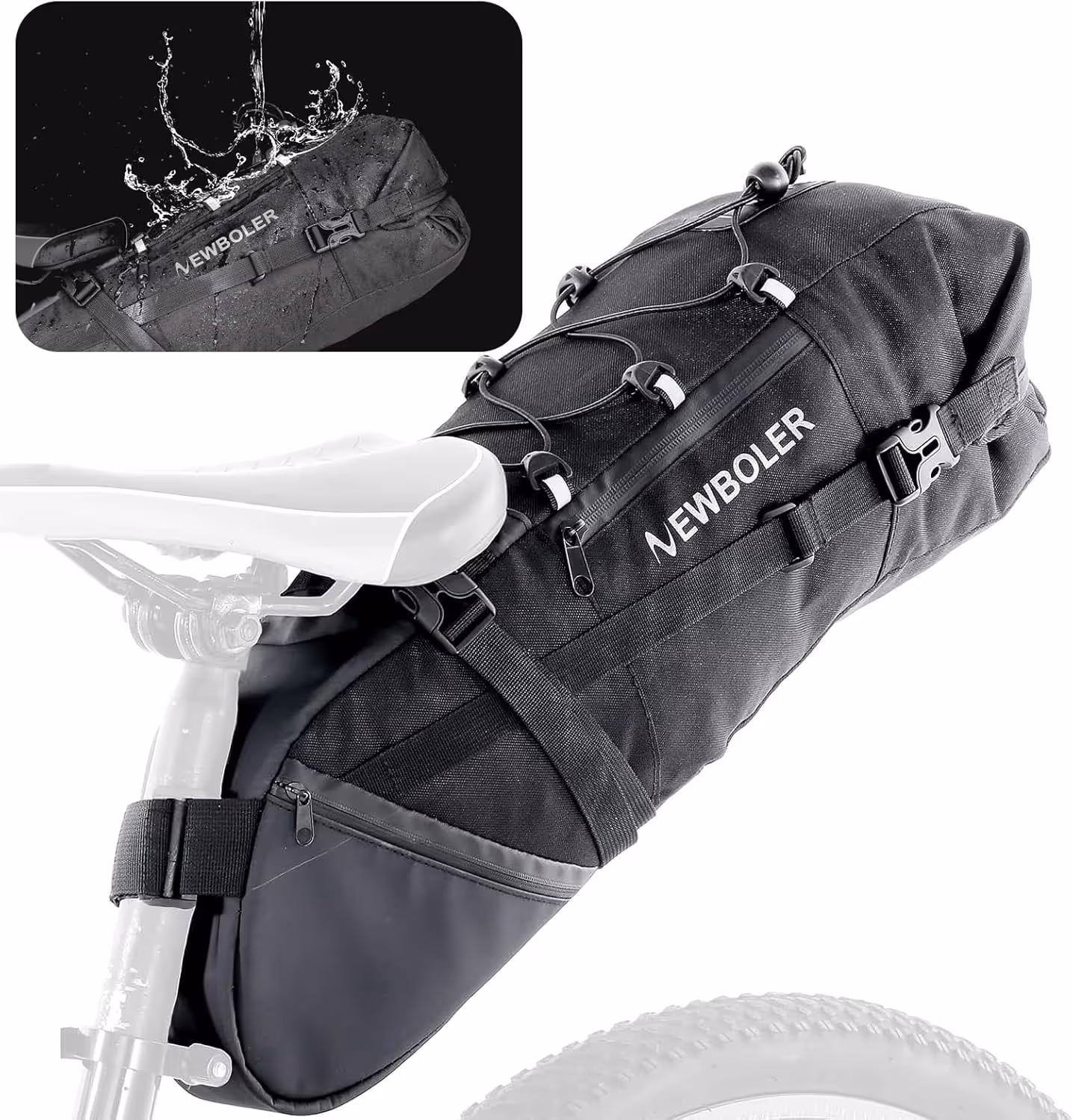 Lixada Bike Saddle Bag 10L by Lixada