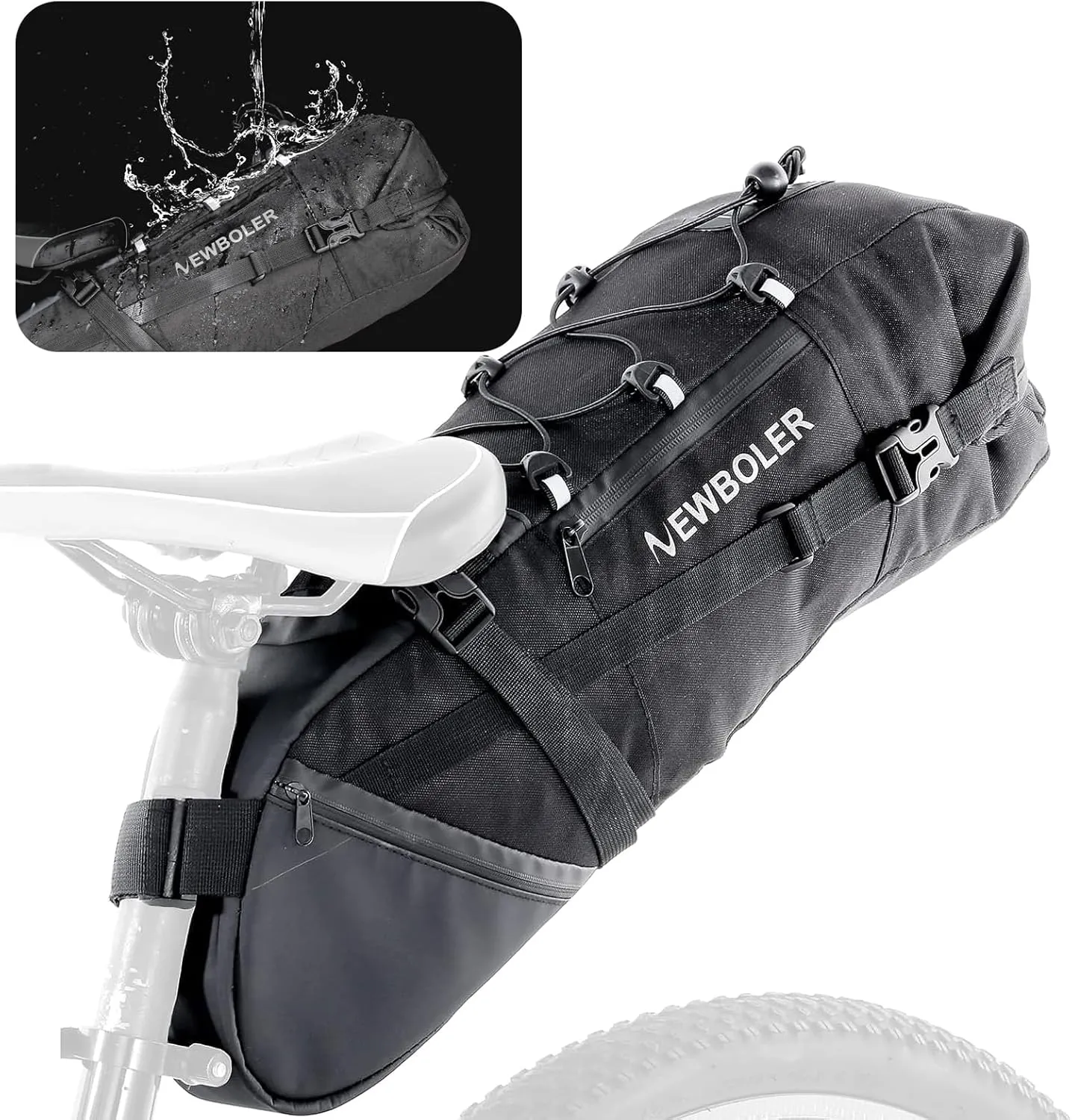 Lixada Bike Saddle Bag 10L