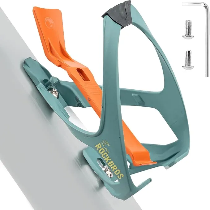 ROCKBROS 2-in-1 Bottle Cage with Built-in Tire Levers