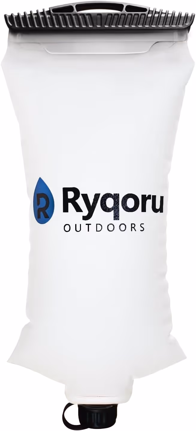 2L Collapsible Water Bag, 28mm Sawyer-Compatible by Ryqoru