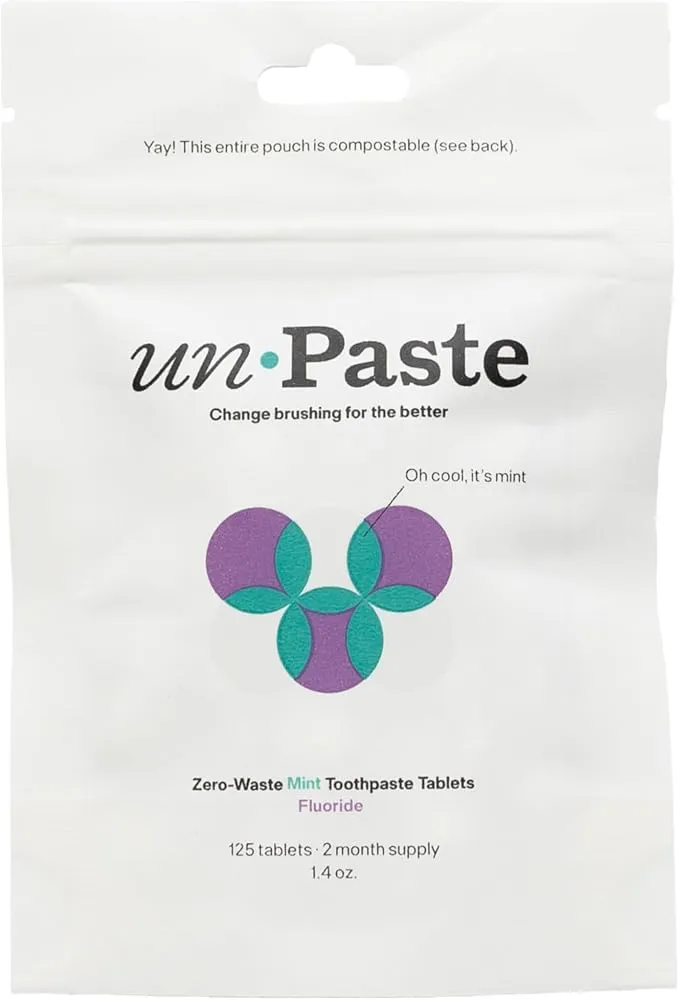 Unpaste Fluoride Toothpaste Tablets (125ct)