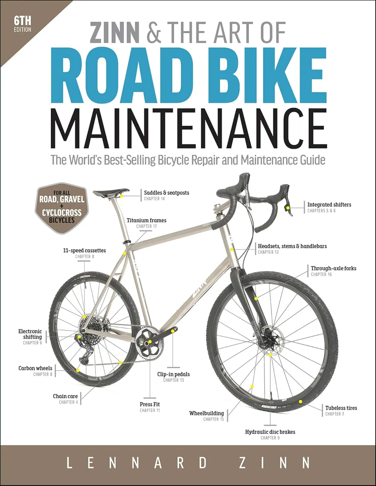 Zinn & the Art of Road Bike Maintenance (Kindle), our top pick in 10 Best Kindle Books for Bikepackers (Weightless Adventure Reading)